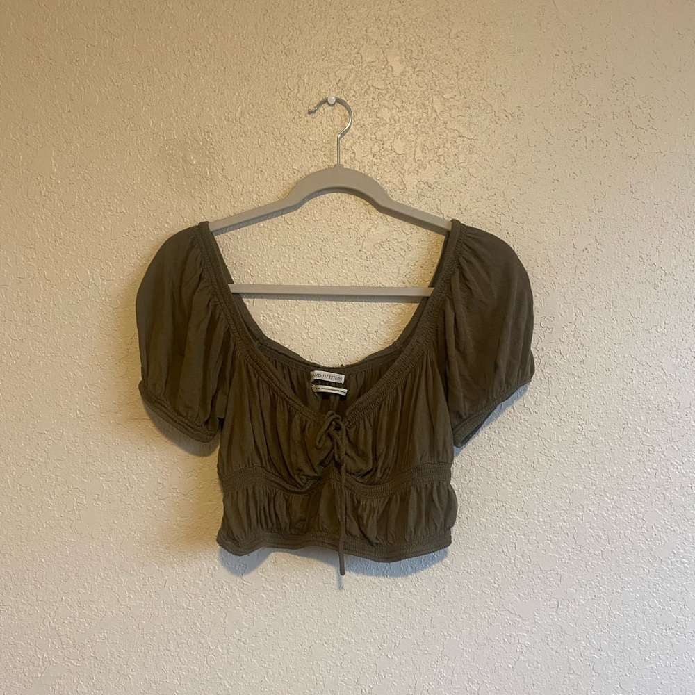 Urban outfitters cropped blouse